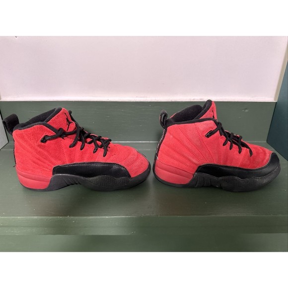 Nike Air Jordan 12 Retro 'Reverse Flu Game' 151186-602 Size 12C Kids - Picture 4 of 7